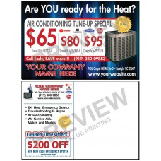 HVAC Tune-Up Postcard #14 (Spring / AC)